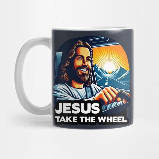 Jesus Take The Wheel by Plushism